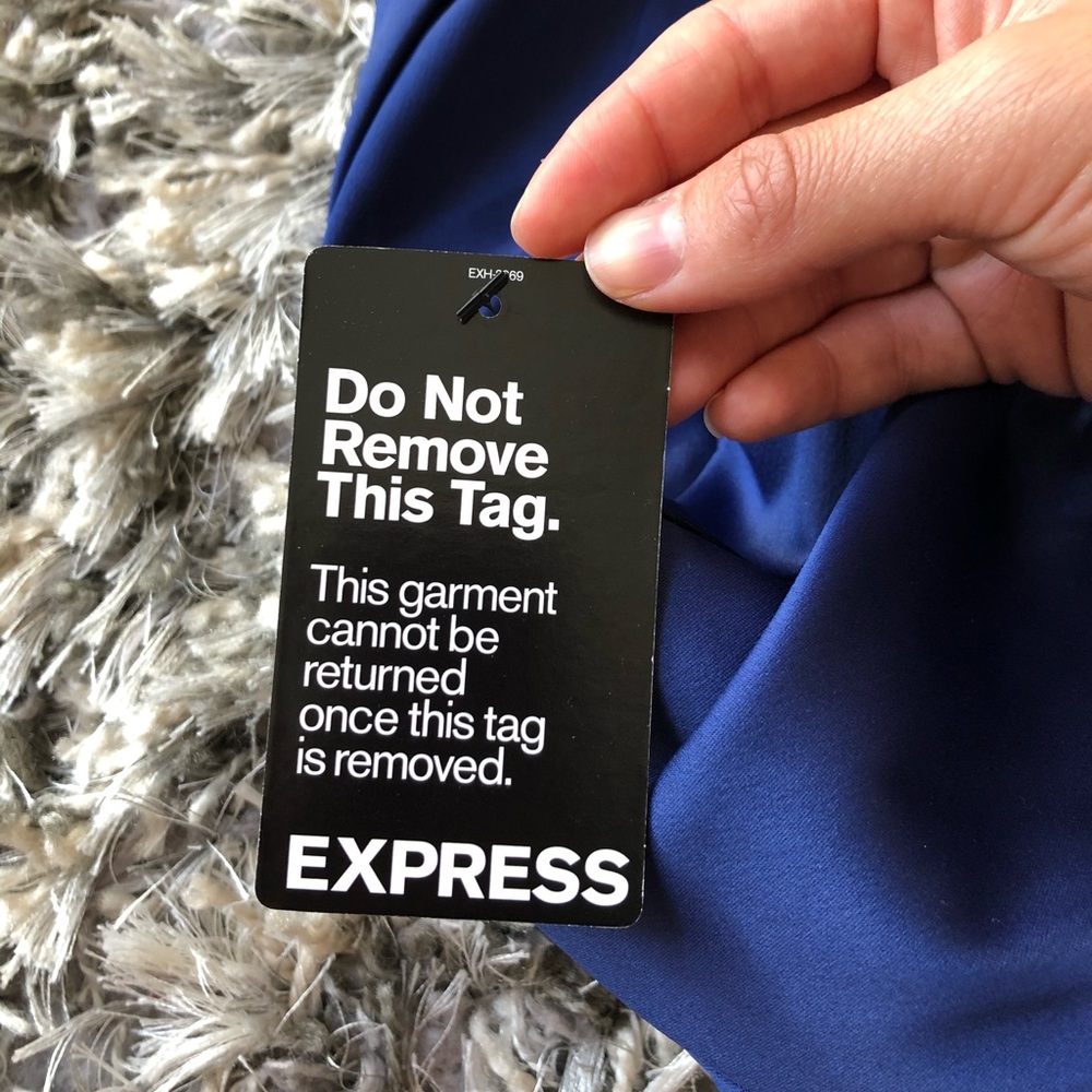EXPRESS Strapless Romper - Picture 8 of 8